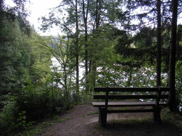 Aussicht auf den Stausee