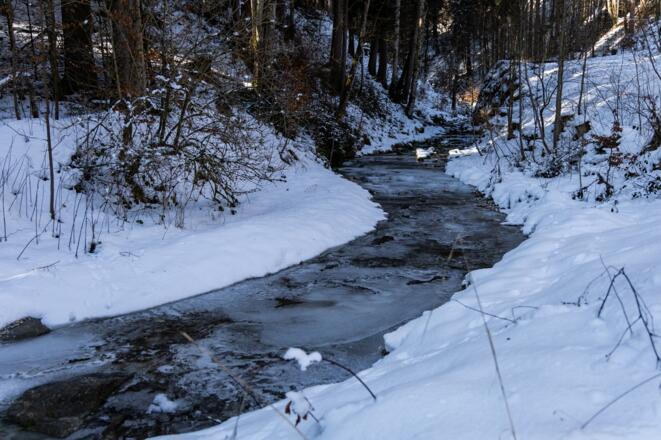 Winterliche Starzlach