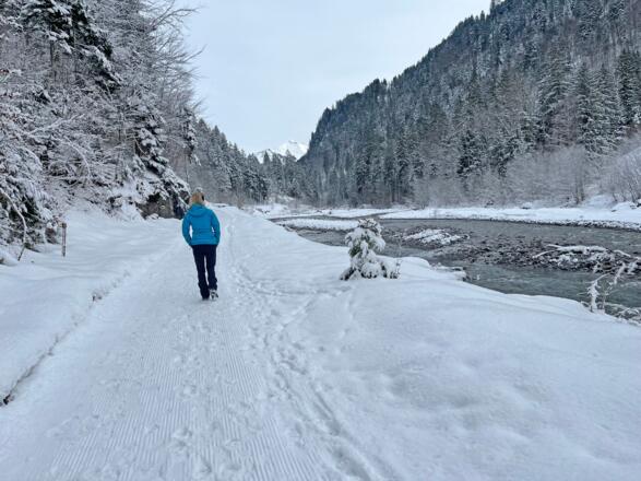 Die Stille des Winters genießen
