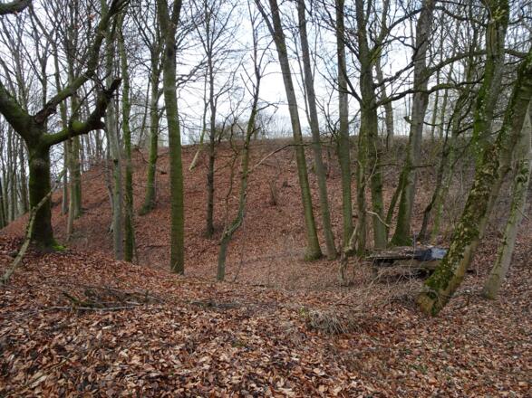 Mittelalterlicher Burgstall bei Straßburg