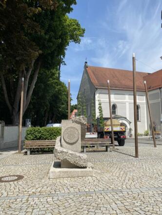 Marktplatz Au in der Hallertau