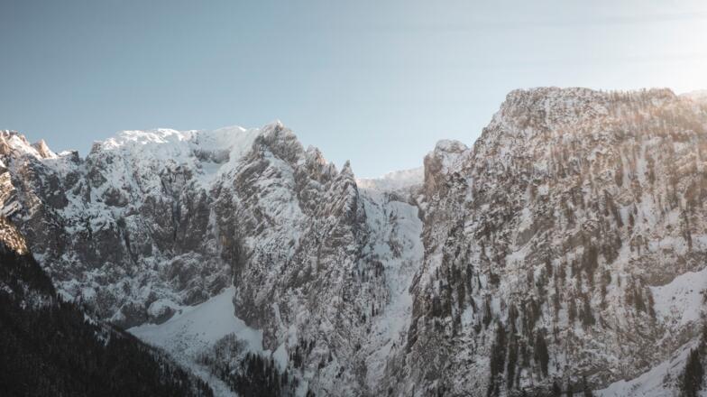 Die Felswände des Hohen Göll