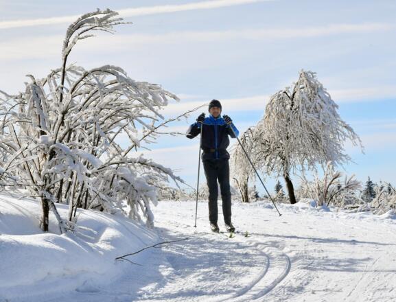 Langlaufen bei Gersfeld