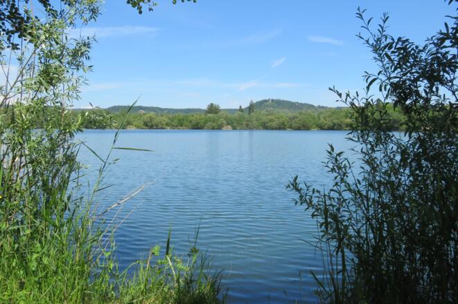 Blick über Hochreinsee auf Zeiler Käppele