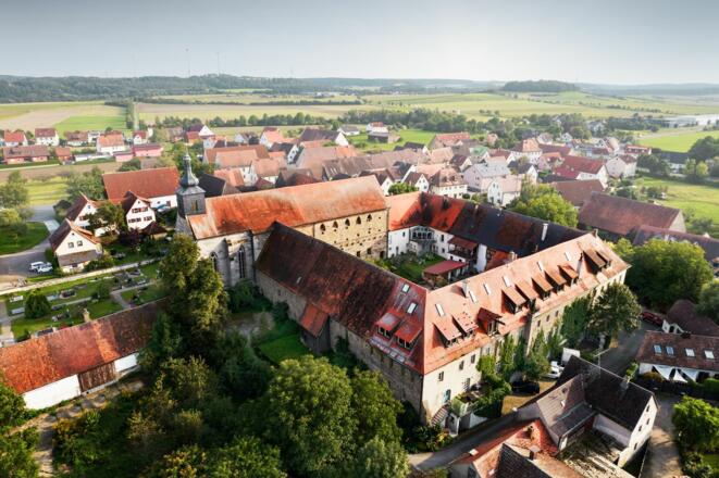 Kloster Birkenfeld Blick in die Klosterlandschaft