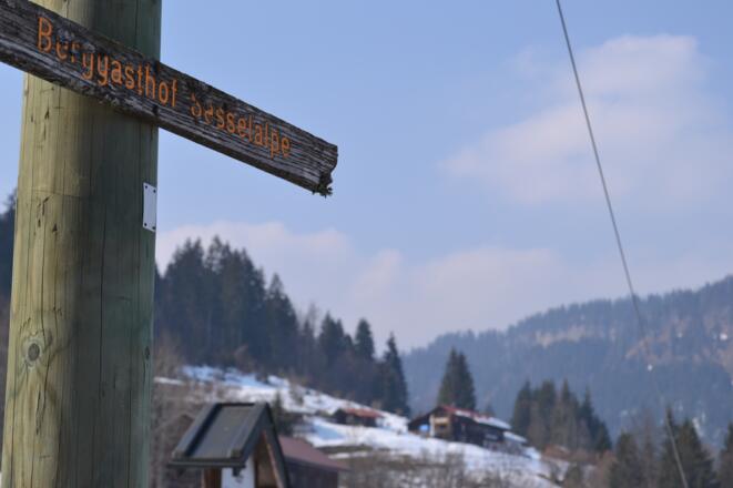 Start und Endpunkt der Tour befinden sich nahe der Sesselalpe.