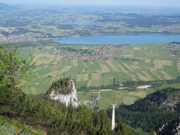 Talblick Schwangau mit Forggensee