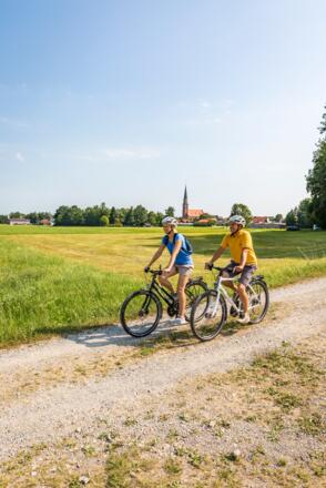 Chiemseeradweg in Übersee