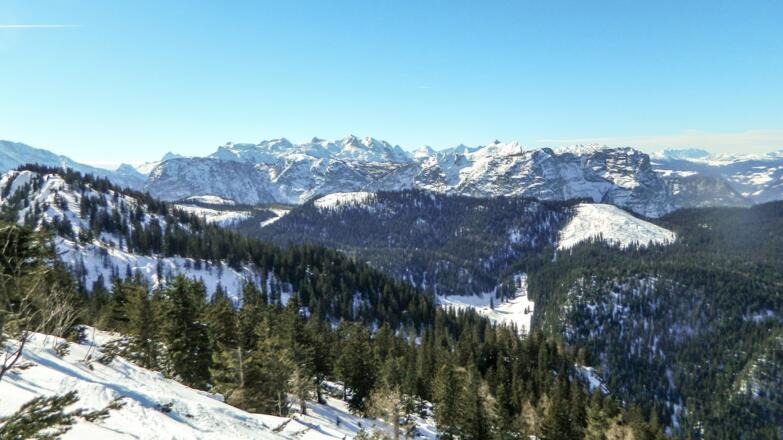 Blick über das Lattengebirge