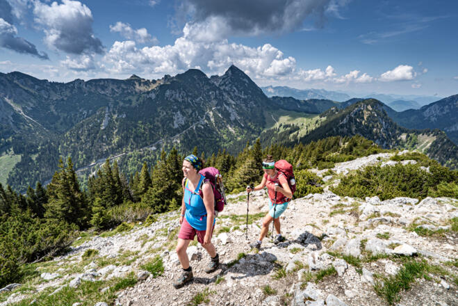 Über die Hochsalwand geht es zum Wendelstein.