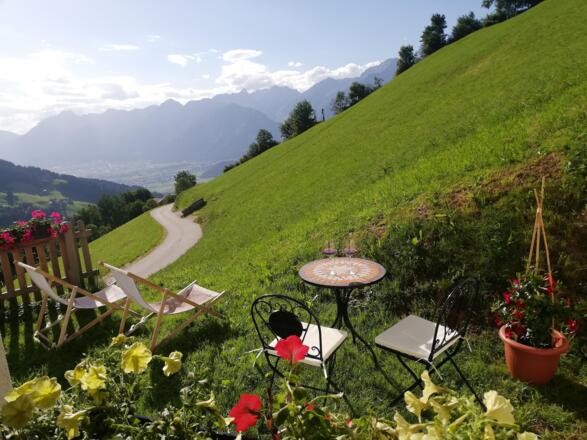 privater Gartenbereich für unsere Gäste