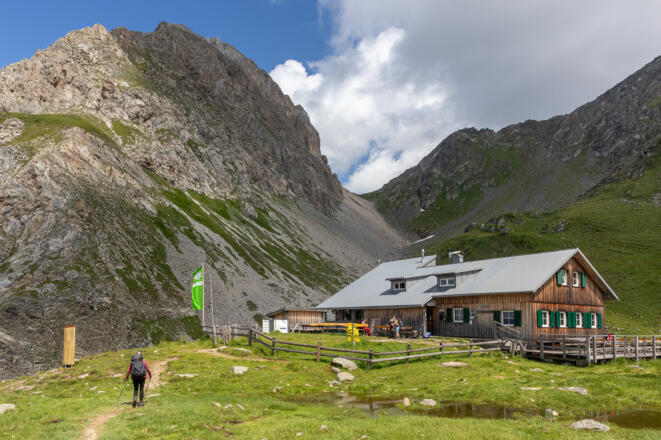 Startpunkt ist die Obstansersee-Hütte.
