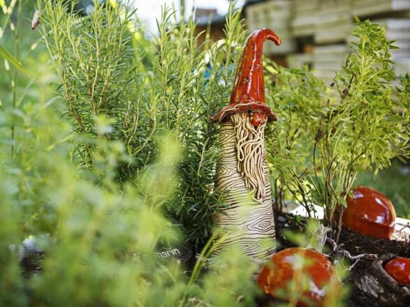 Haus Kräuterbeet_Sommer