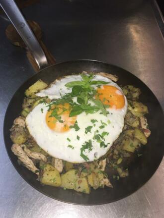 Tiroler Gröstl im Hotel Heiligkreuz