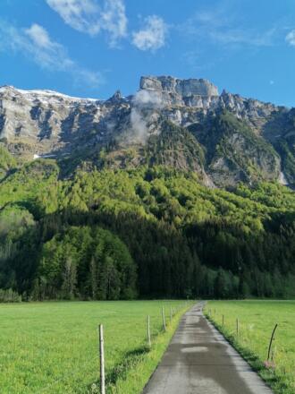 Enge Vorsäß mit Blick auf die Kanisfluh