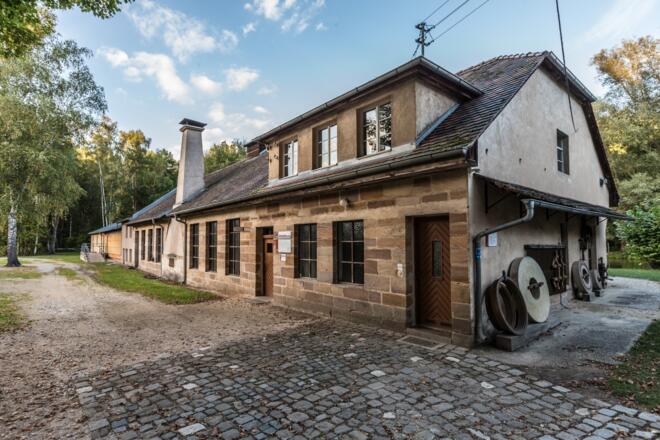 Die ehemalige Hammerschmiede Museum Historischer Eisenhammer Eckersmühlen