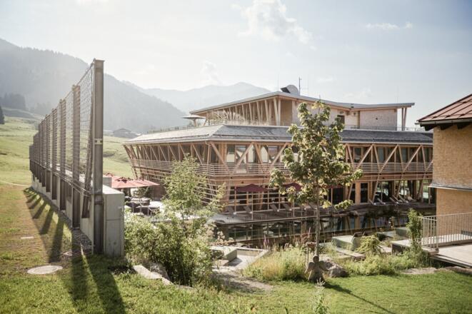 Außenansicht des Wellnessbereich Mountain Spring Spa