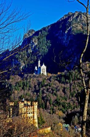 Blick auf die Schlösser