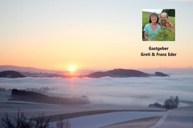Sonnenuntergang im Winter