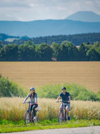 Radfahrer um Holzkirchen