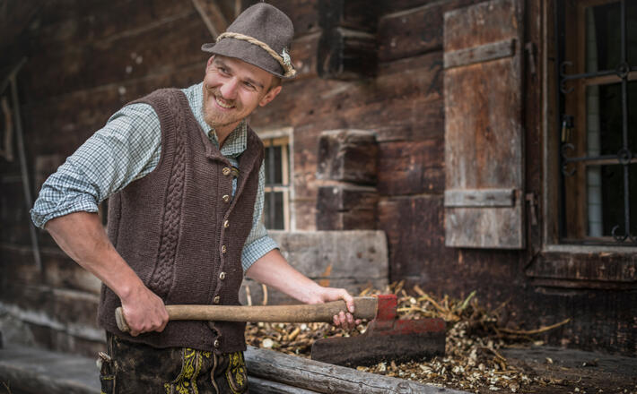Brennhütte der Enzianbrennerei Grassl