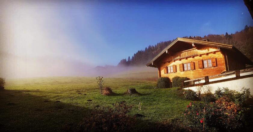 Ausblick Gästezimmer Sommer