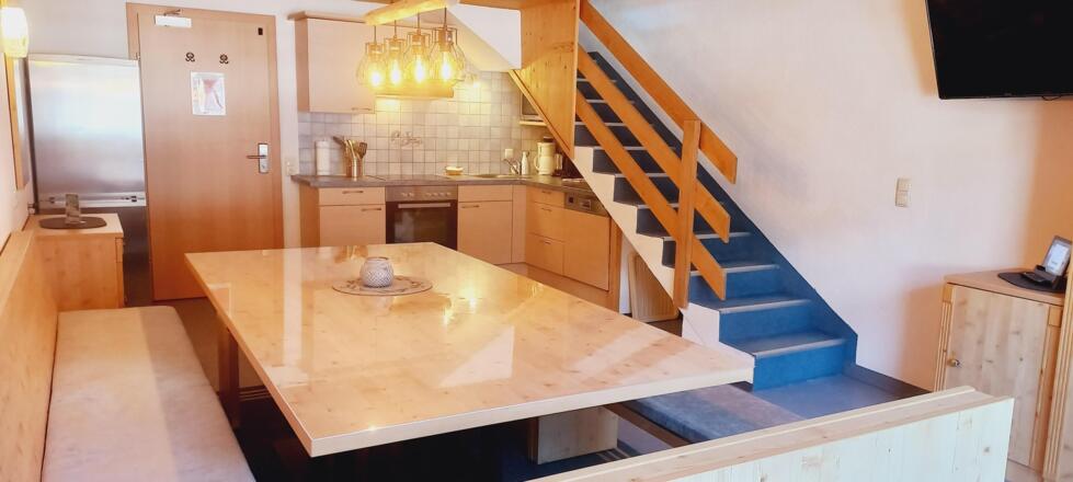 Apartment 6 Aufenthaltsraum mit Küche