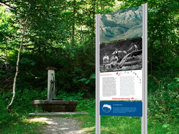 Infostellen geben Einblick in die Salzgeschichte