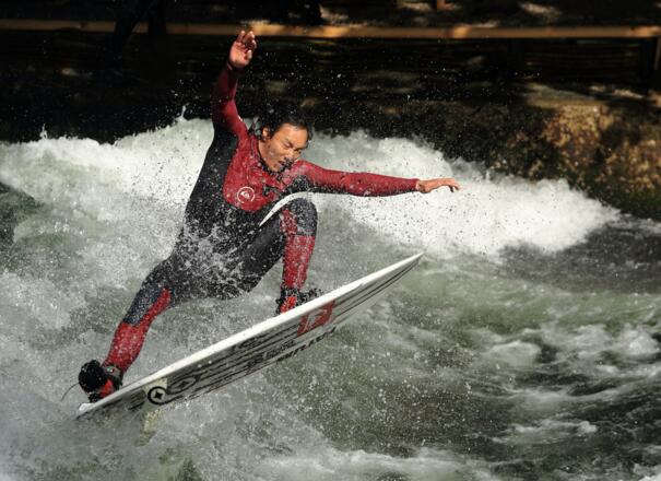 Englischer Garten Surfen