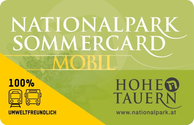 für Sommer Gäste Nationalpark Sommercard