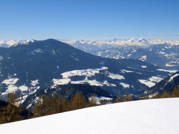 Ausblick in die Hohen Tauern