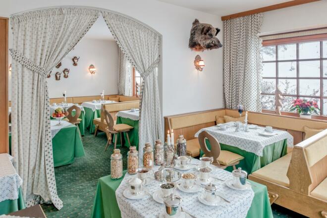 Jagdhaus Panorama Frühstück