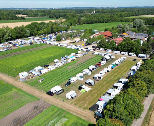 Campingplätze am Hausler-Hof in Hallbergmoos
