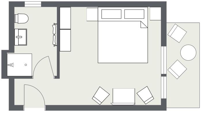 kleines Doppelzimmer