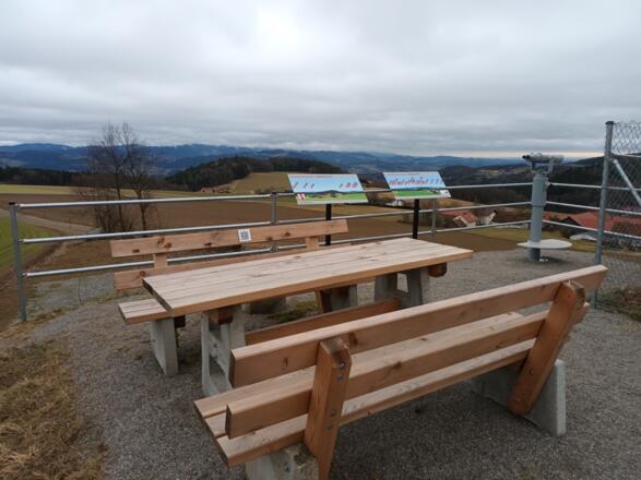 Plattform mit Blick nach Süden