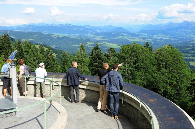Aussichtsplattform auf dem Pfänder