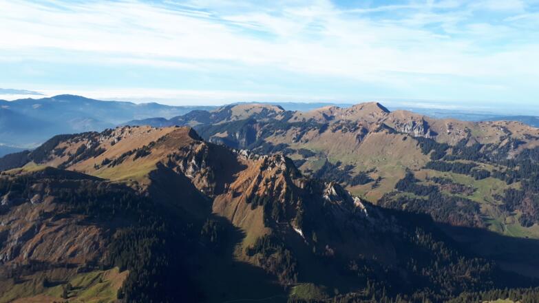 Ausblick vom Diedamskopf Richtung Bodensee