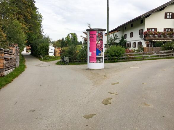 Straße nach Hausham