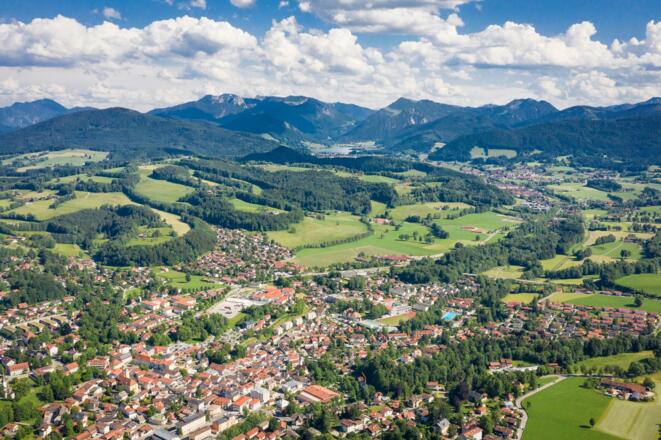Miesbach von oben