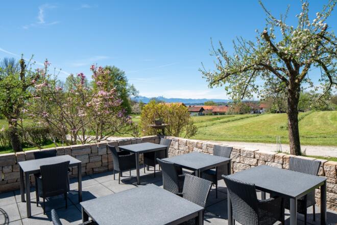 Frühstücksterrasse