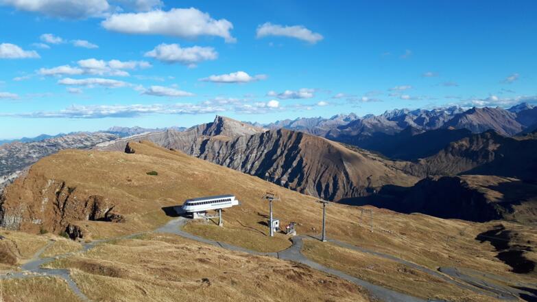 Ausblick vom Diedamskopf zum Hohen Ifen