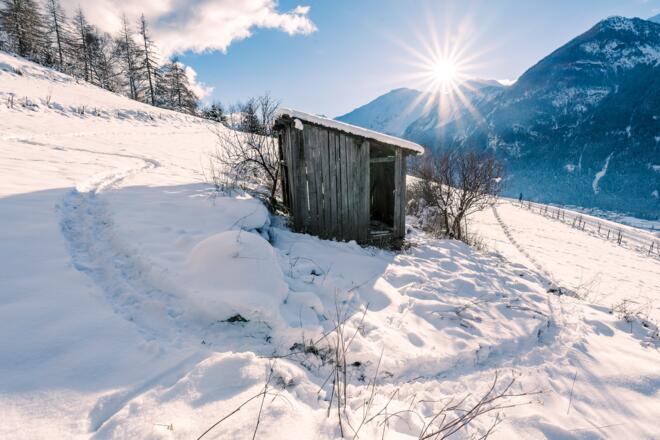 Winterlandschaft Umhausen