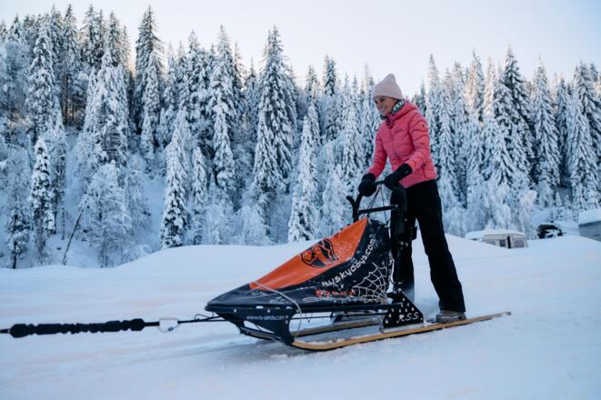Huskycamp Kleinwalsertal Winter