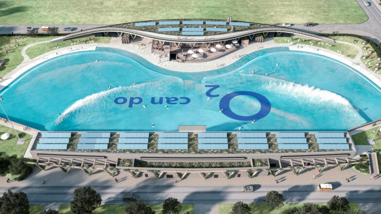 Modellbild Surftown Beckenbereich