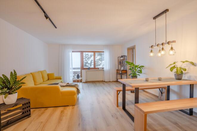 Appartement 1 _Freude_ Wohnzimmer Hell und Freundl