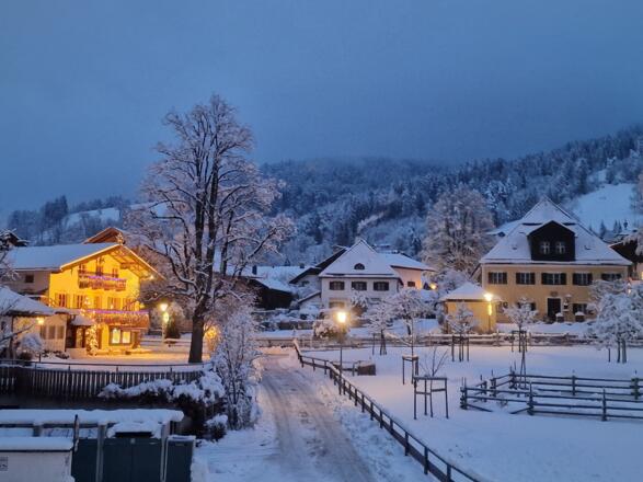 Blick vom Nord-Balkon im Winter