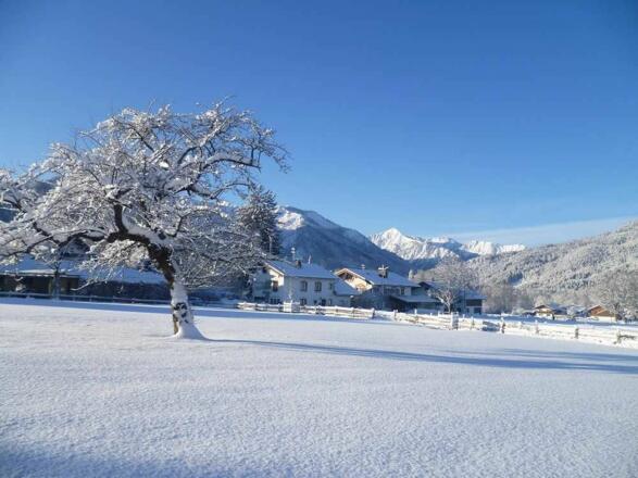 .....verschneite Landschaft