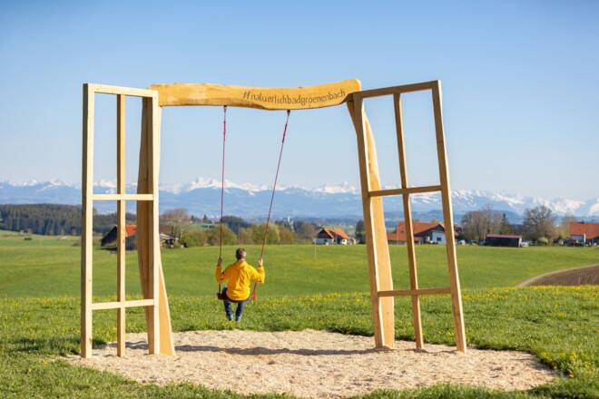 Panoramaschaukel am Kornhofer Bänkle
