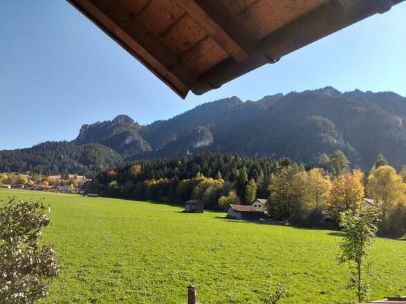 Blick vom Balkon