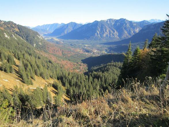 Blick vom Brunnenkopf